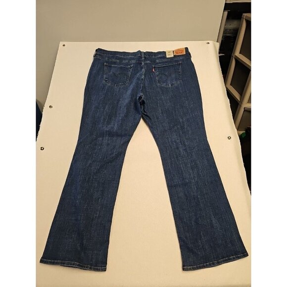Levi’s Demi Curvy Mid Rise Boot Cut Medium Wash Blue Jeans Sz 22W New - Picture 1 of 7